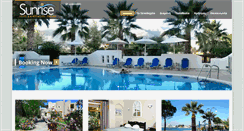Desktop Screenshot of hotelsunrise.gr