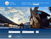 Tablet Screenshot of hotelsunrise.ro